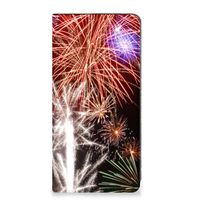 OPPO A17 Hippe Standcase Vuurwerk