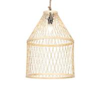 QAZQA Landelijke buiten hanglamp rotan 40x55 cm - Calamus