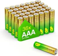Ultra Alkaline Triple A Batteries, Long Lasting Power for High-Performance Devices - Ideal for Radio, Camera, Alarm - Industrial Use, Anti-Leakage, 10-Year Shelf Life - 36 Pack by GP AAA Batteries