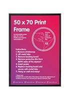 Fotolijst 50x70cm Zwart Kunststof