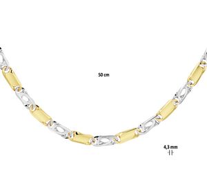 TFT Collier Bicolor Goud Valkenoog 4,3 mm 50 cm