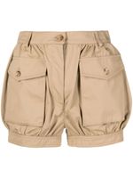 Moschino short cargo court à taille haute - Tons neutres