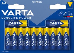 Varta batterij Longlife Power AA, blister van 12 stuks