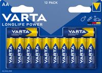 Varta batterij Longlife Power AA, blister van 12 stuks - thumbnail