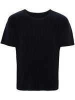 Homme Plissé Issey Miyake t-shirt à col rond - Bleu - thumbnail