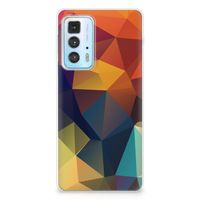 Motorola Edge 20 Pro TPU Hoesje Polygon Color - thumbnail