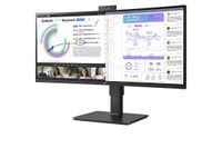 LG 34BQ77QC-B computer monitor 86,4 cm (34") 3440 x 1440 Pixels UltraWide Dual Quad HD LCD Zwart - thumbnail