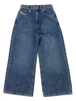 Diesel Kids jean ample à patch logo - Bleu