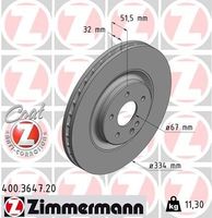 Remschijf Coat Z 400364720