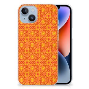 Apple iPhone 14 TPU bumper Batik Oranje