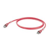 Weidmüller 1166030050 RJ45 Netwerkkabel, patchkabel CAT 6A S/FTP 5.00 m Rood UL gecertificeerd 1 stuk(s)