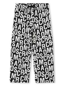 Marc Jacobs Kids pantalon droit à logo imprimé - Noir