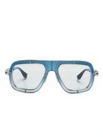 Dita Eyewear lunettes de soleil teintées à monture ronde - Argent