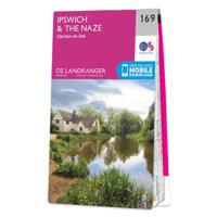 Wandelkaart - Topografische kaart 169 Landranger Ipswich & The Naze, C - thumbnail