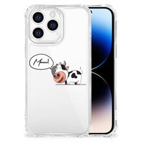 iPhone 14 Pro Stevig Bumper Hoesje Cow - thumbnail