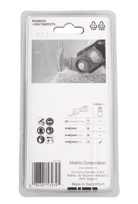 Makita B-66494 Hardmetaal Segmentzaagblad 68 mm 1 stuk(s)