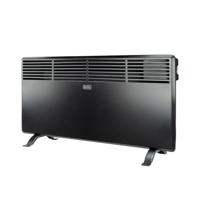 BLACK+DECKER BXCSH1800E Convector, 1800 W, 240 V, staande convector, naar keuze ook wandmontage, aan/uit-schakelaar, elegant design, zwart