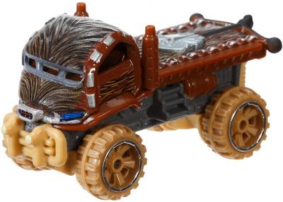 Hot Wheels voertuig Star Wars Chewbacca 7 cm diecast bruin Hot Wheels voertuig Star Wars Chewbacca 7 cm diecast bruin
