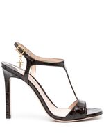 TOM FORD Angelina 105mm leather sandals - Marron