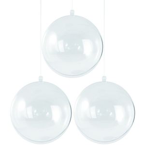 15x Kerstballen om te vullen 5 cm   -