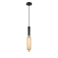 Home sweet home hanglamp Saga zwart Tube - amber