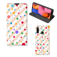 Samsung Galaxy A20s Hoesje met Magneet Dots