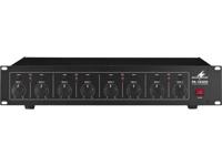 Monacor PA-1850D PA-versterker 50 W 8-kanaals