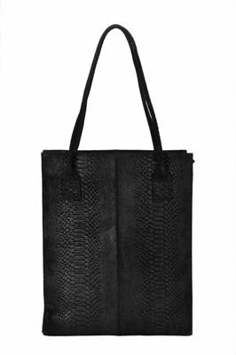DSTRCT Portland Road Leren Dames Shopper Black