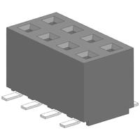 Molex 873402024 Female header, inbouw (standaard) Totaal aantal polen: 20 Rastermaat: 2.00 mm Inhoud: 1 stuk(s) Tube