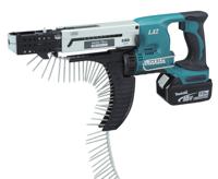 Makita DFR750RTE schroefboormachine & slagmoersleutel 4000 RPM Zwart, Blauw - thumbnail