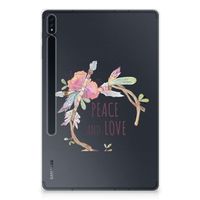 Samsung Galaxy Tab S7 Plus | S8 Plus Tablet Back Cover Boho Text