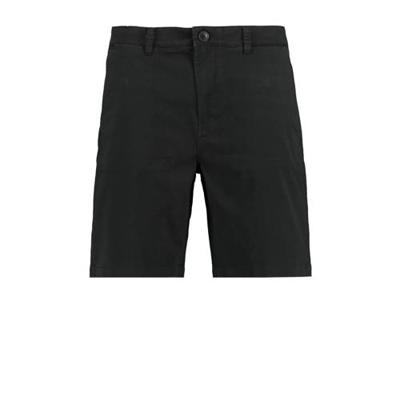 America Today slim fit chino short zwart