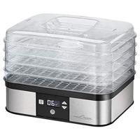 Profi Cook PC-DR1116 - Automatische droogoven - RVS - elektronische temperatuurregeling - Met LCD display - 350 Watt