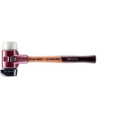 Halder USA - Simplex hamer met Superplastic en Stand-UP zwarte rubberen inzetstukken (3027.26)