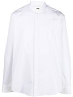 Jil Sander chemise à fermeture dissimulée - Blanc