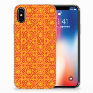 Apple iPhone X | Xs TPU bumper Batik Oranje