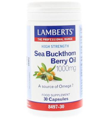 Lamberts Lamberts Duindoorn Olie 1000mg - Sea Buckthorn Berry Oil (30ca)