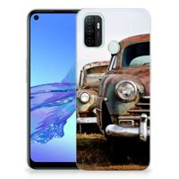 OPPO A53s | A53 Siliconen Hoesje met foto Vintage Auto