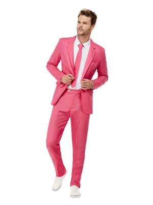 Solid Colour Suit Hot Pink