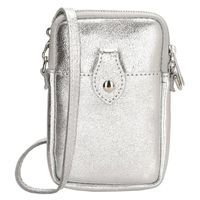 Charm London Phone Bag Elisa Telefoontasje Zilver - thumbnail