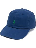 Polo Ralph Lauren casquette en coton à logo brodé - Bleu