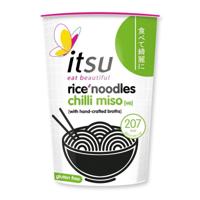 Itsu Chili miso rice noodles cup