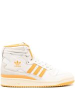 adidas baskets montantes en cuir - Blanc