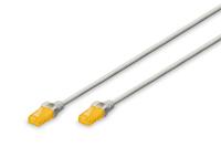 DIGITUS LAN kabel Cat 6A - 1m - Slank - RJ45 netwerkkabel - UTP niet afgeschermd - Compatibel met Cat-6 - Grijs