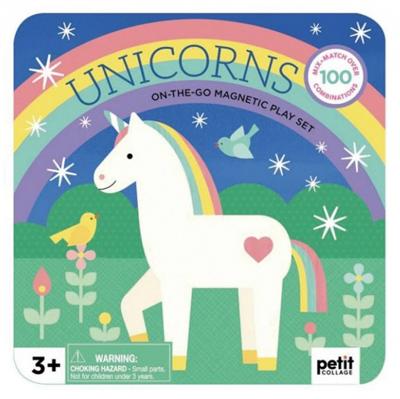 Petit Collage magnetische speelset eenhoorn meisjes karton