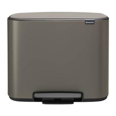 Brabantia - 121449 - Poubelle Bo Pedal Bin, 36 litres, Platinium