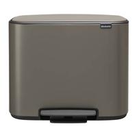 Brabantia - 121449 - Poubelle Bo Pedal Bin, 36 litres, Platinium