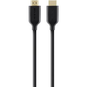 Belkin F3Y021bt5M HDMI-kabel HDMI Aansluitkabel HDMI-A-stekker, HDMI-A-stekker 5.00 m Zwart 4K UHD, Audio Return Channel (ARC), Vergulde steekcontacten