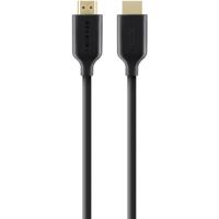 Belkin F3Y021bt5M HDMI-kabel HDMI Aansluitkabel HDMI-A-stekker, HDMI-A-stekker 5.00 m Zwart 4K UHD, Audio Return Channel (ARC), Vergulde steekcontacten - thumbnail