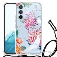 Samsung Galaxy A54 5G Case Anti-shock Bird Flowers